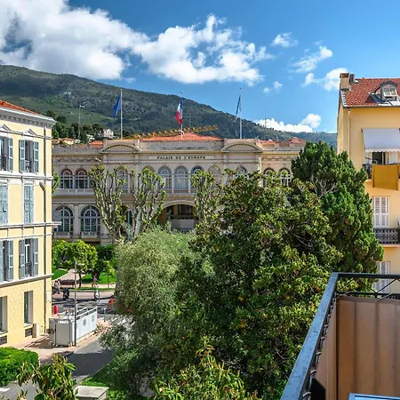 Apartman Le Botta, Spacieux Famillial, Centre De Menton, Jardins Bioves, A 5 Minutes De La